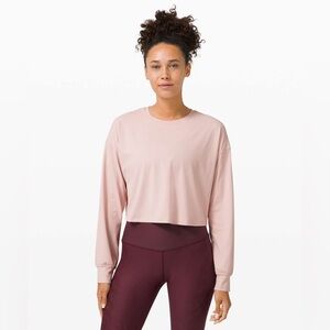 Lululemon Muscle Love Long Sleeve – Misty Pink (8) 💗